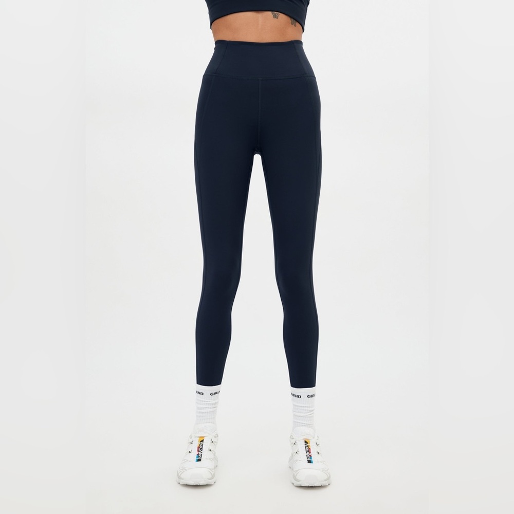 Girlfriend Collective Compressive High Rise NWT Skyline Navy Blue Leggings